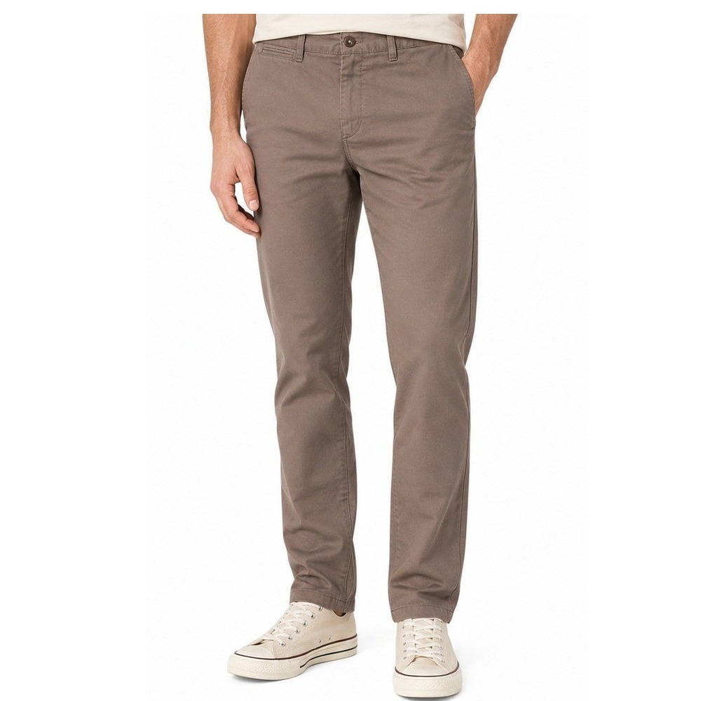 Taylor Stitch Foundation Pants Mens 32 Espresso Brown Slim Chino Twill
